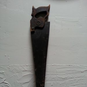 Vintage Saw Rustic Home Decor